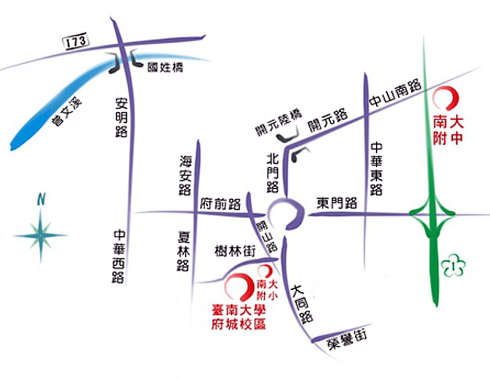 國立臺南大學地圖