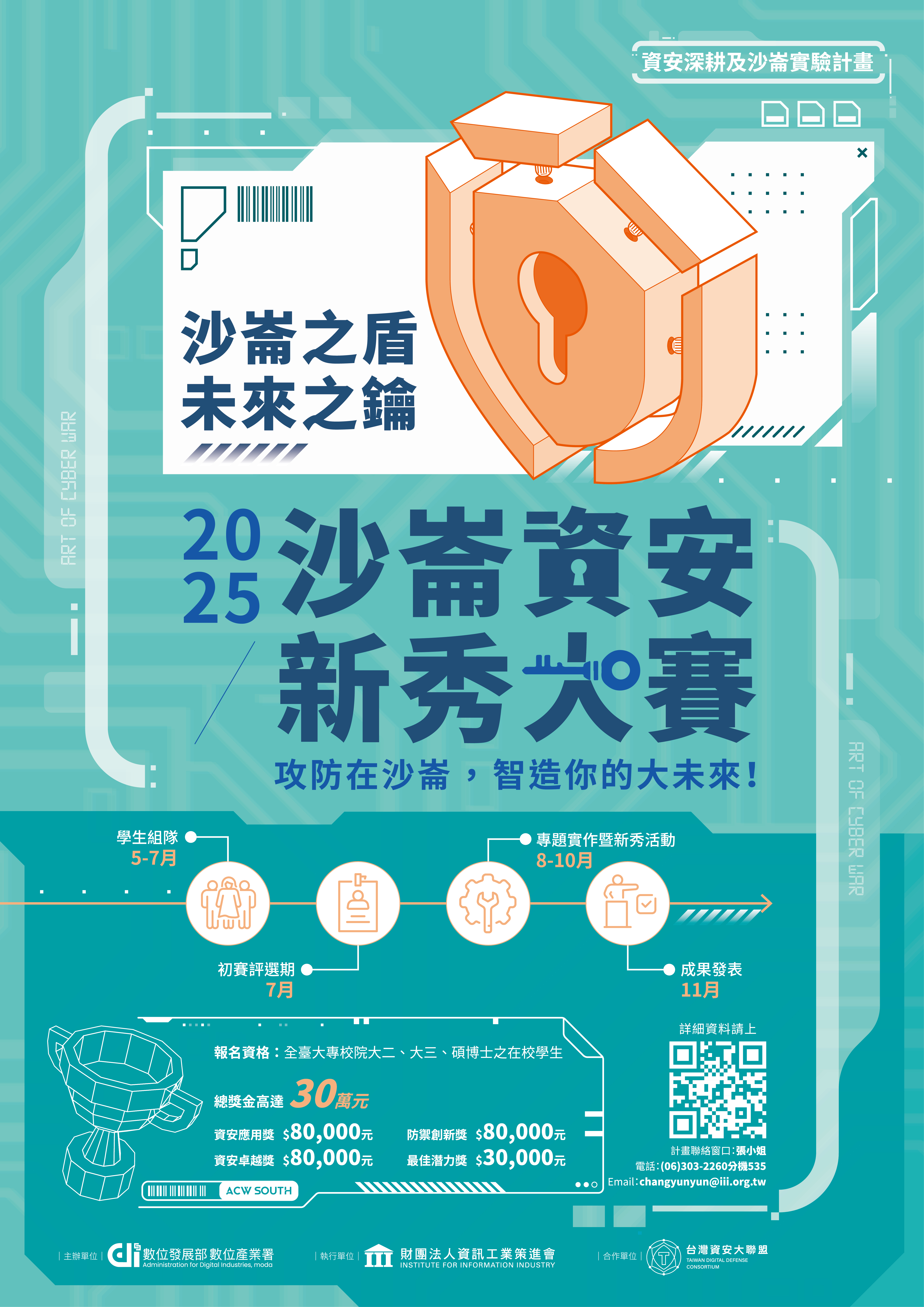 財團法人資訊工業策進會「2025沙崙資安新秀大賽」